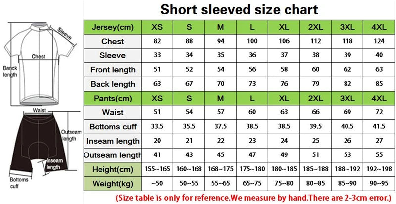 Bicycle Clothes Cycling Jersey Set Summer Tour of Italy Road Bike Short Sleeve Cycling Clothing Men Mtb Jersey Set Sport Wear