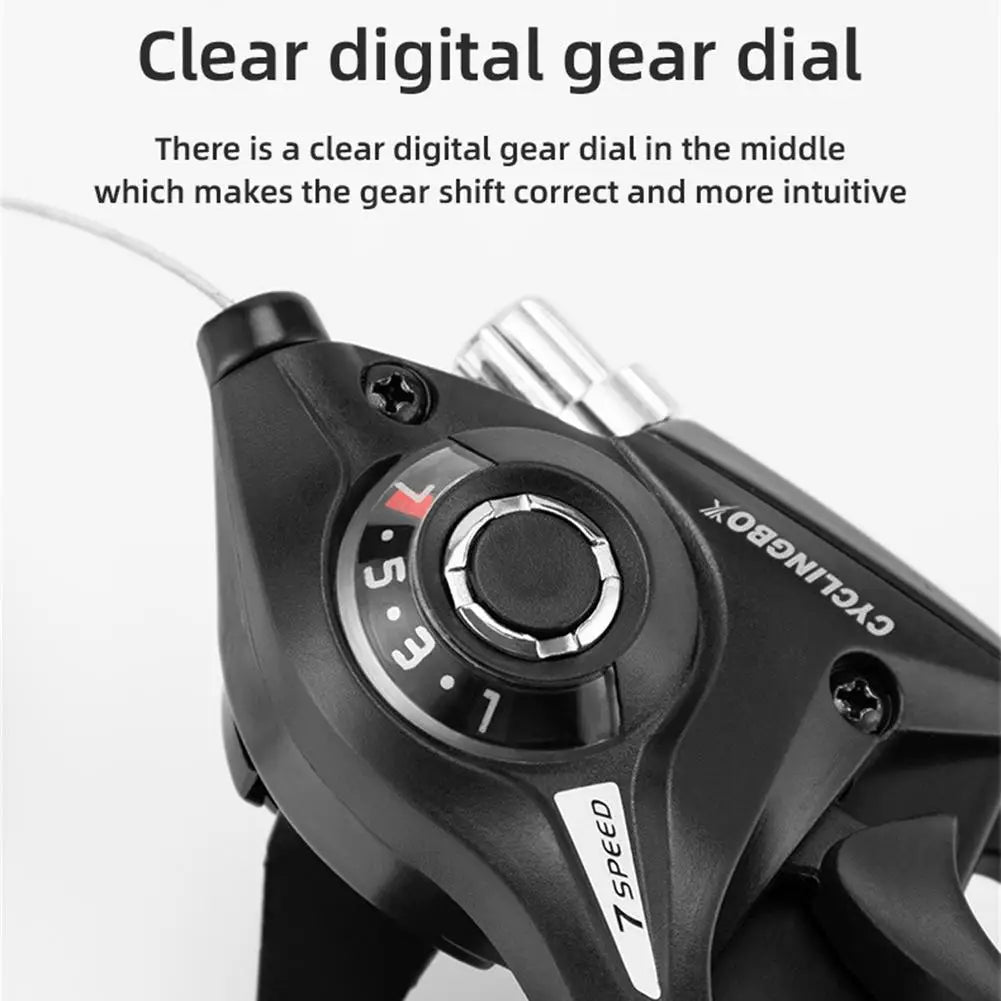 Bicycle Derailleur Transmission Set With Shift Cable Bike Part One-Piece MTB Bike Front Rear Shifter Levers Brake Practical