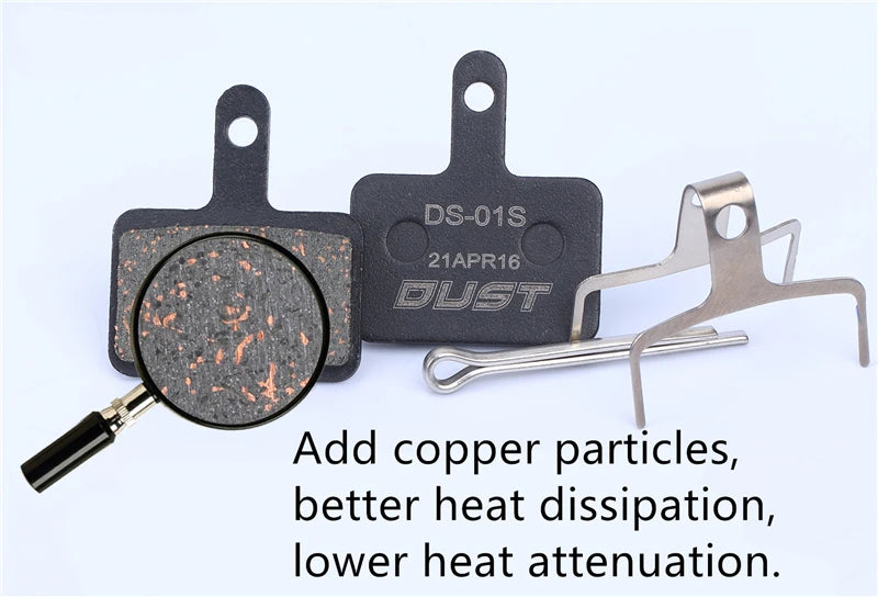 DUST Cycling Bicycle Disc Brake Pads Bike Brake Parts for M315 M355 MT200 XT DEORE SLX  M6100/M7100/M8100