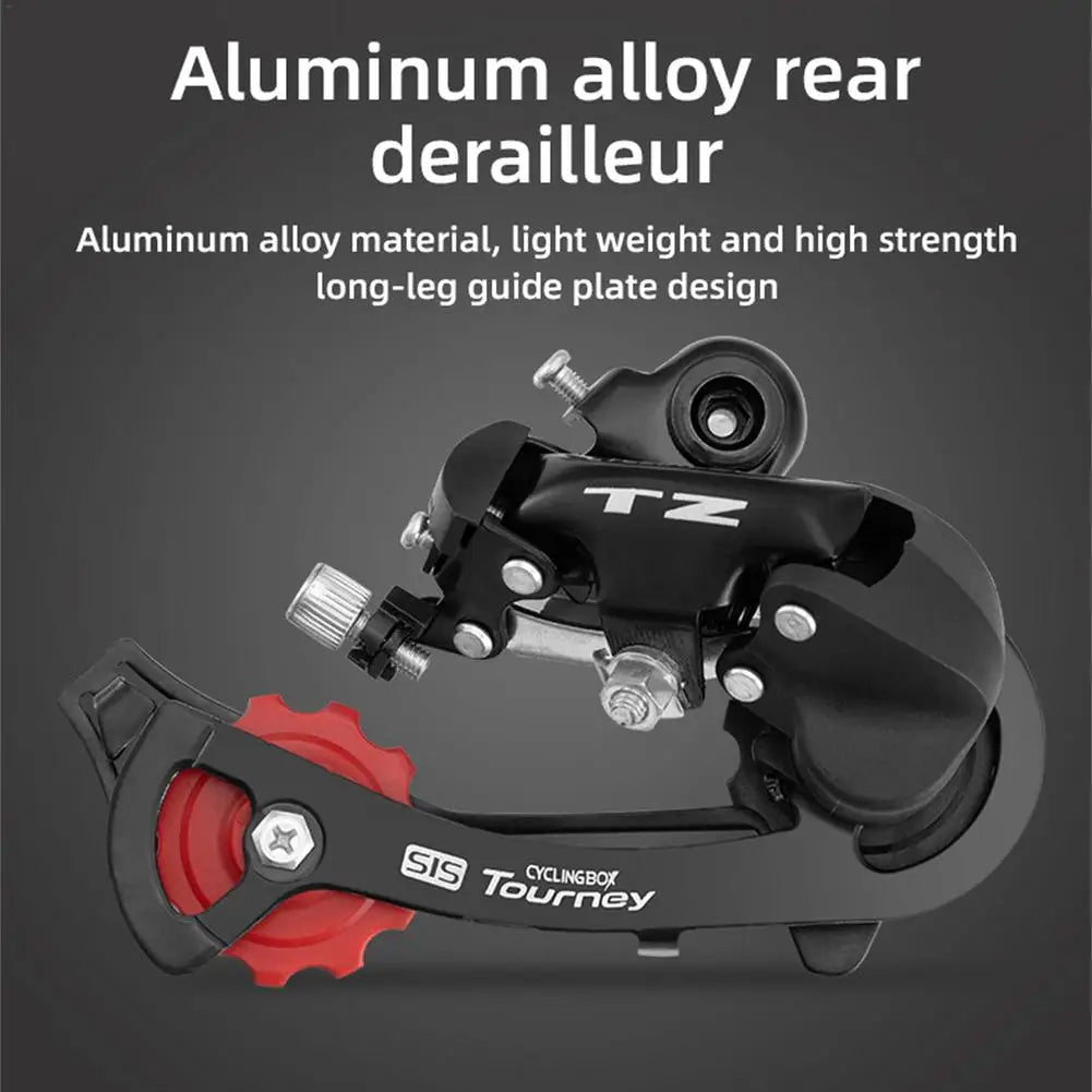 Bicycle Derailleur Transmission Set With Shift Cable Bike Part One-Piece MTB Bike Front Rear Shifter Levers Brake Practical