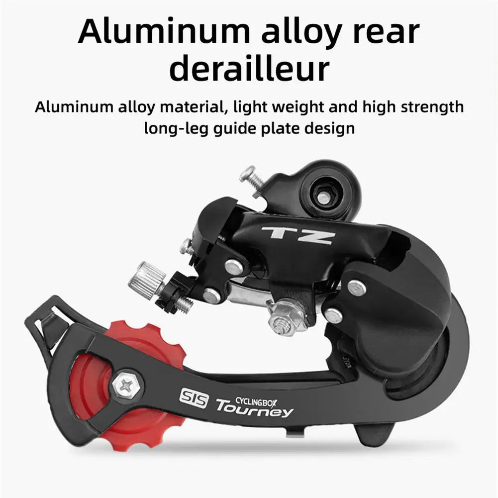 Bicycle Derailleur Transmission Set With Shift Cable Bike Part One-Piece MTB Bike Front Rear Shifter Levers Brake Practical