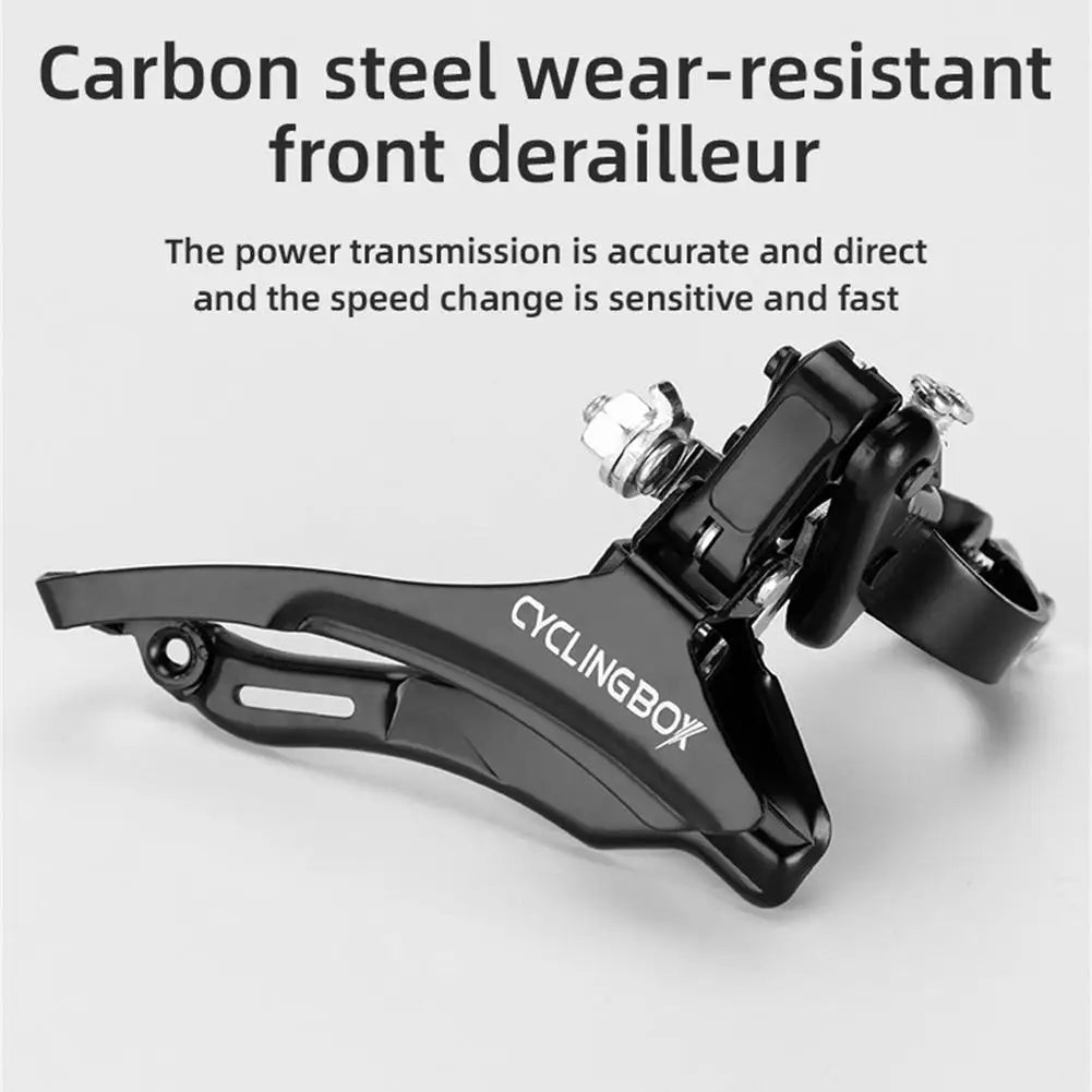 Bicycle Derailleur Transmission Set With Shift Cable Bike Part One-Piece MTB Bike Front Rear Shifter Levers Brake Practical