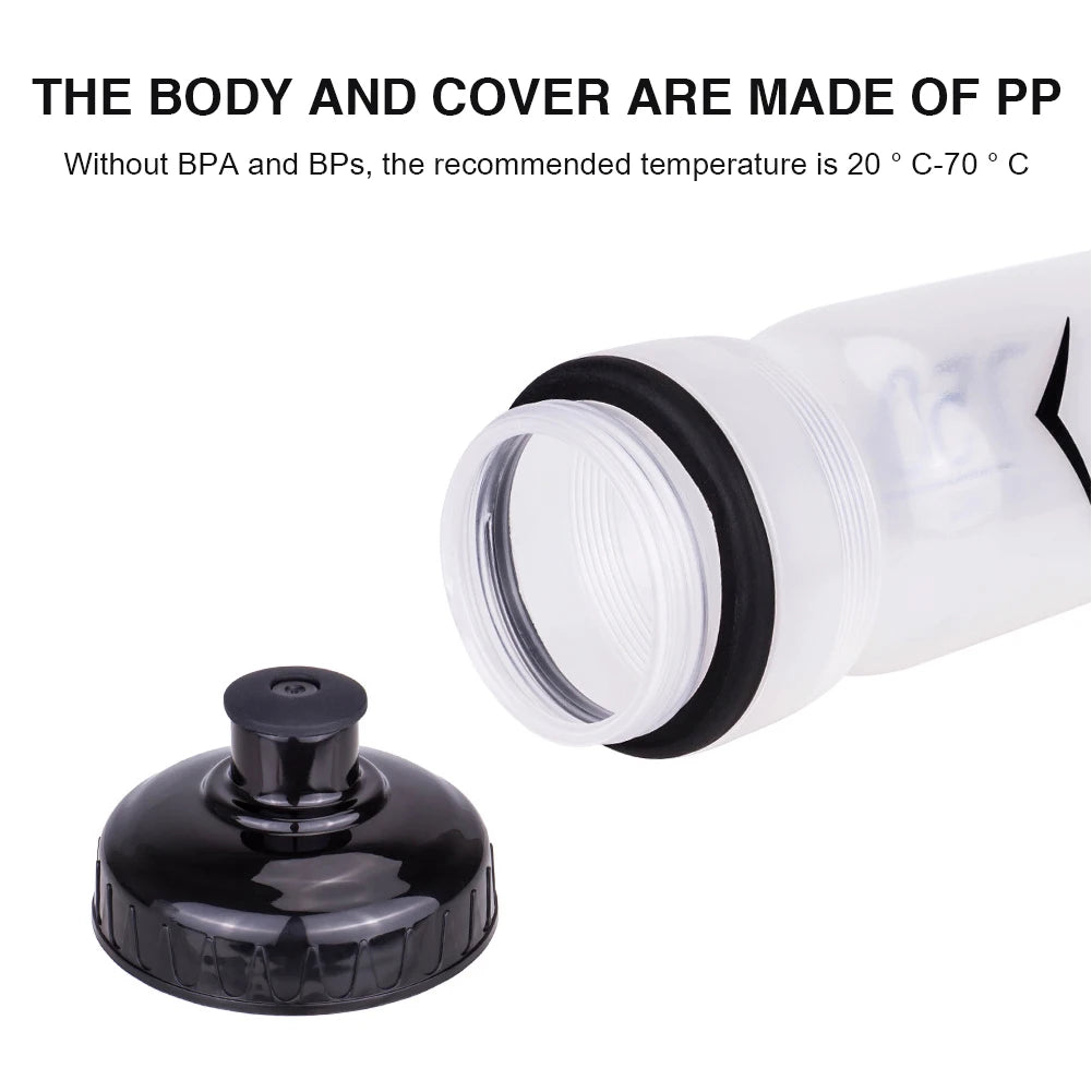 Bicycle Water Drink Bottle Outdoor Plastic Portable Cycling Kettle Bottle Bike Cycling Accessory Outdoor Drinkware Bottle Kits