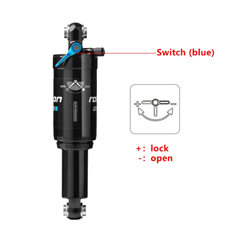 SR SUNTOUR RAIDON Bicycle Rear Shock Absorber Mountain Bicycle Shock Absorber XC Soft Tail Pressure Rear Bumper Shock Absorber