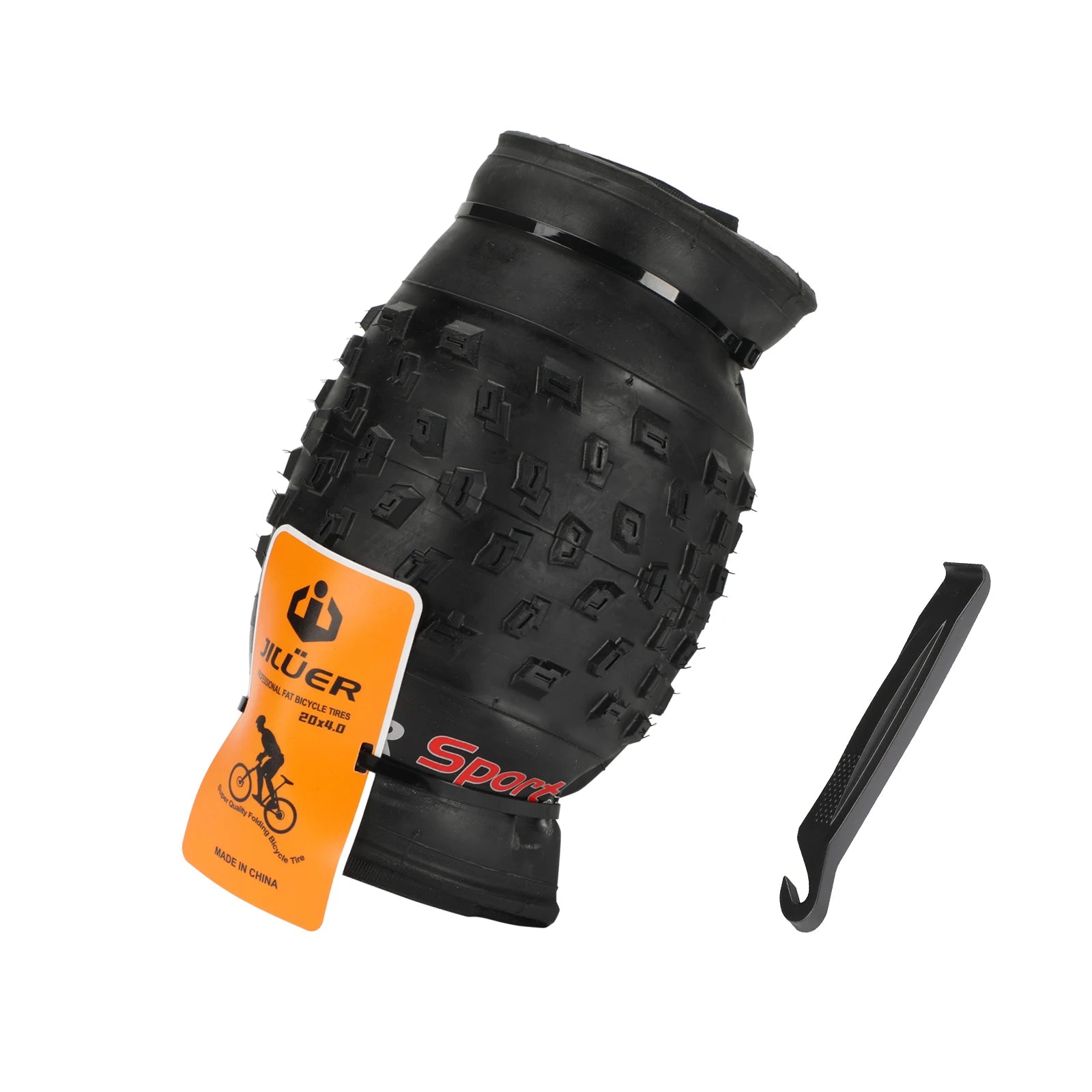 Fat Bike Replacement Tires - 20x4.0 & 26x4.0 Inch Puncture-Resistant Folding Wide Tires for MTB, Sand, Beach, and Snow Bicycle