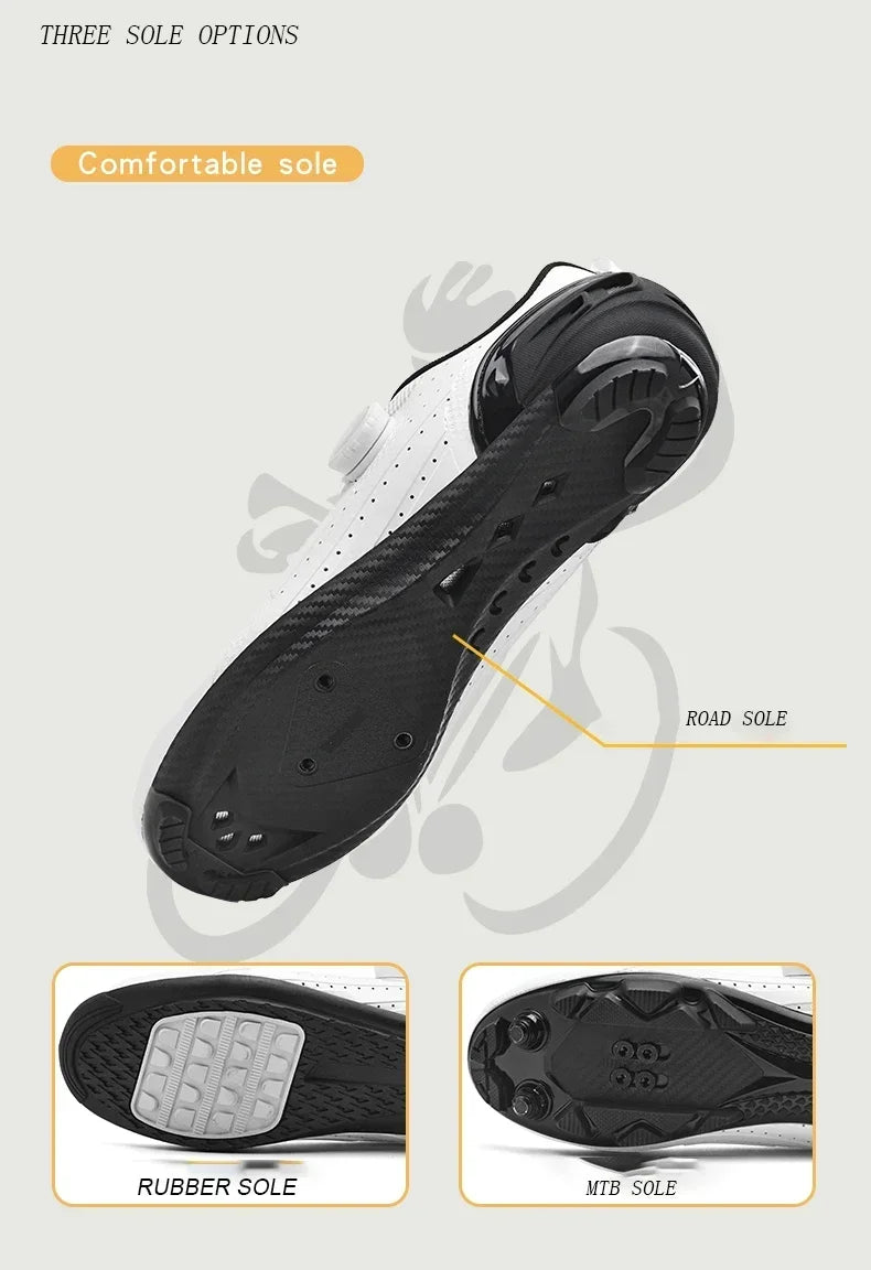 Road Cycling Shoes male Breathable Summer Self-Locking Cleat Non-slip Mountain Bicycle Shoe Men's spd racing Sneaker Lightweight