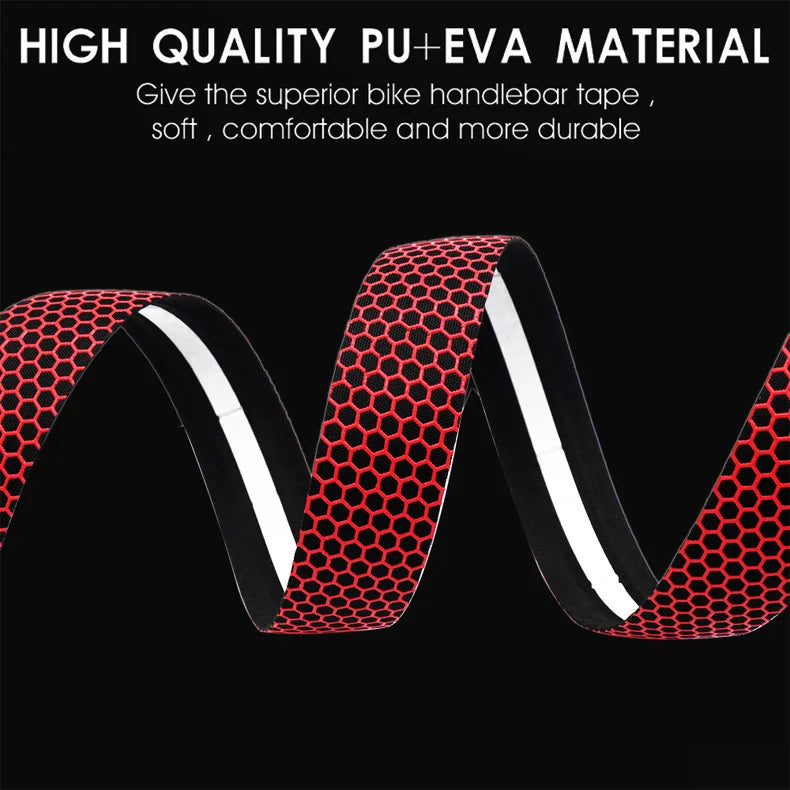 1Pair  Road Bike Handlebar Tape Anti Slip Silica Gel Handlebar Tape Shock Absorption Cycling Bar Tape Bicycle Accessories
