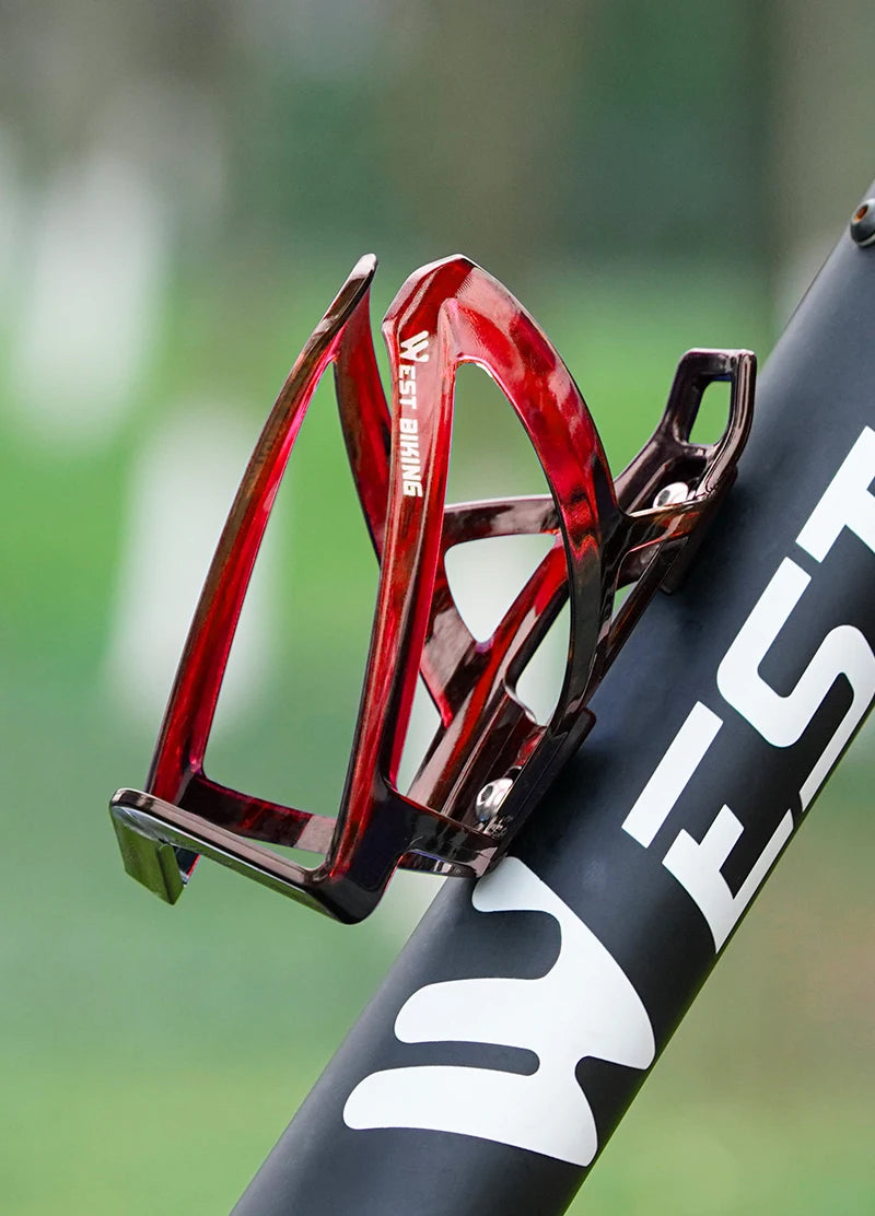 WEST BIKING Bicycle Water Bottle Cage Colorful Gradient Cycling Bottle Holder Ultralight MTB Road Bike Water Bottle Bracket