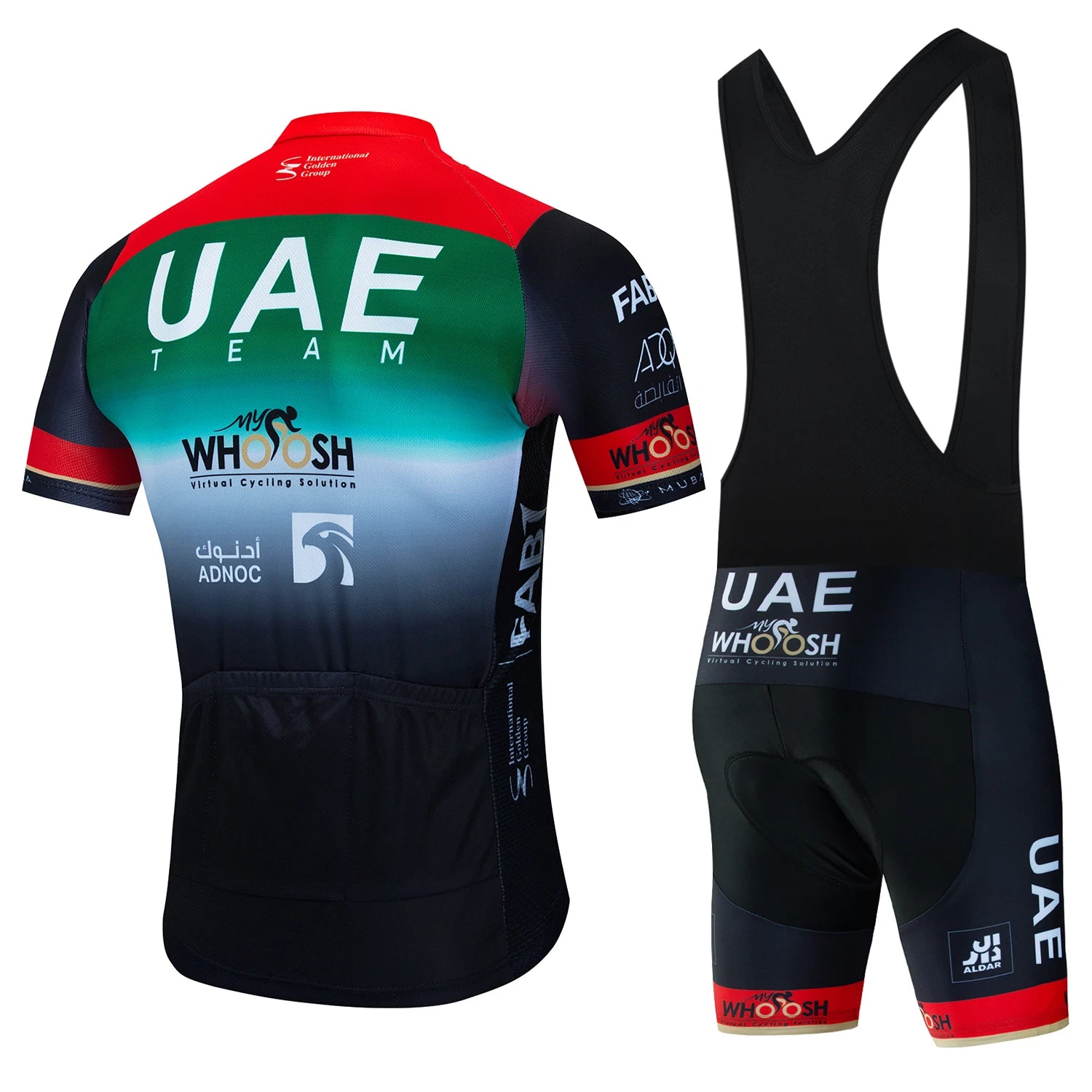 UAE Cycling Clothes Jersey Men Set Mtb Road Bike Uniform Shorts Man Mountain Complete 2024 Bib Men's Suit Cycle Spring Summer