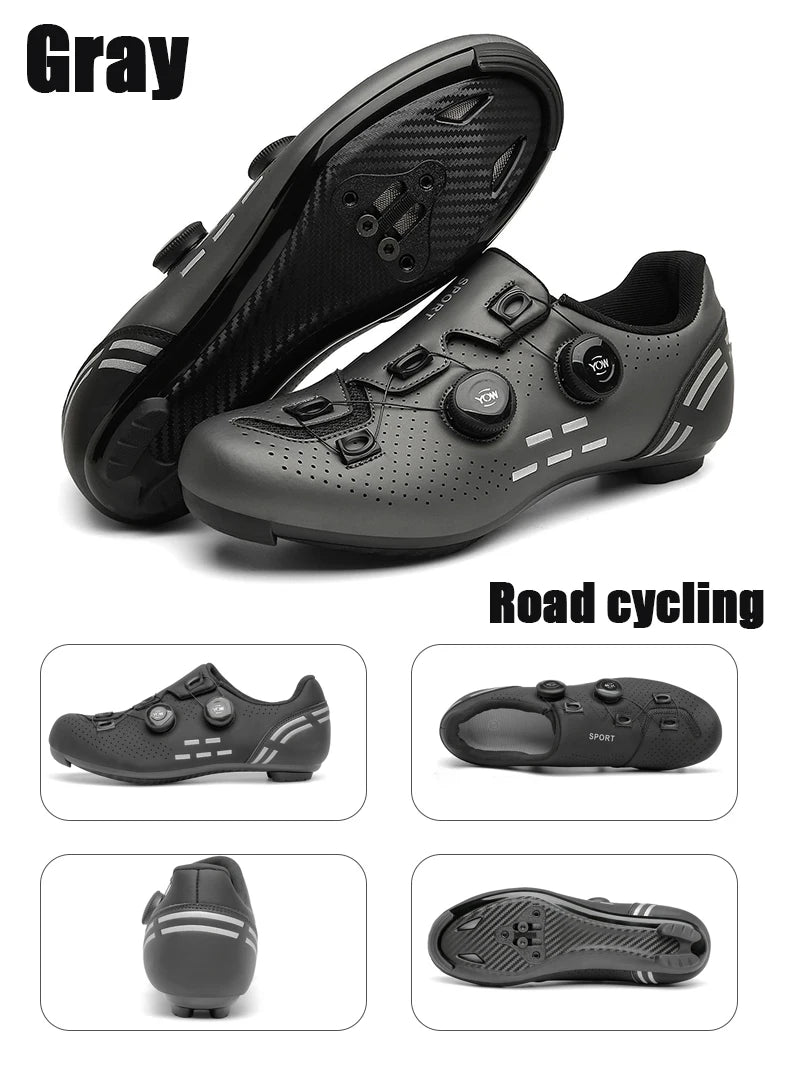 2025 New Cycling Shoes Road Bike Men Racing Contest Self-Locking Speed Bicycle Sneakers Women Spd Cleats Cycling Footwear