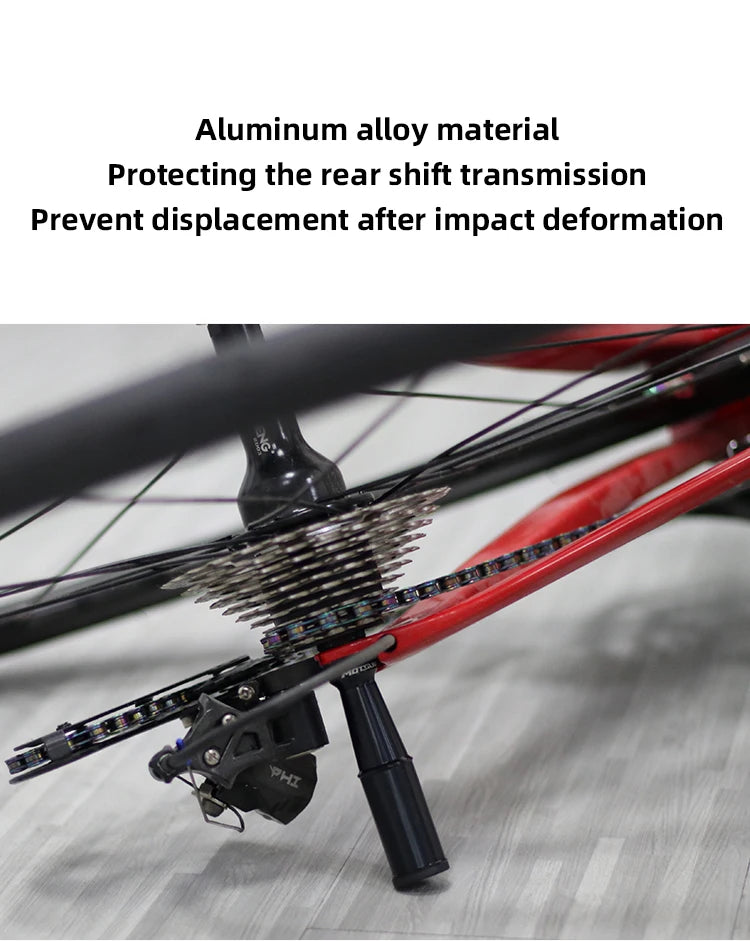 Bicycle Rear Derailleur Protector Aluminium Alloy ultralight Quick Release Bracket Parking stand Guard Gear Mount Bike parts