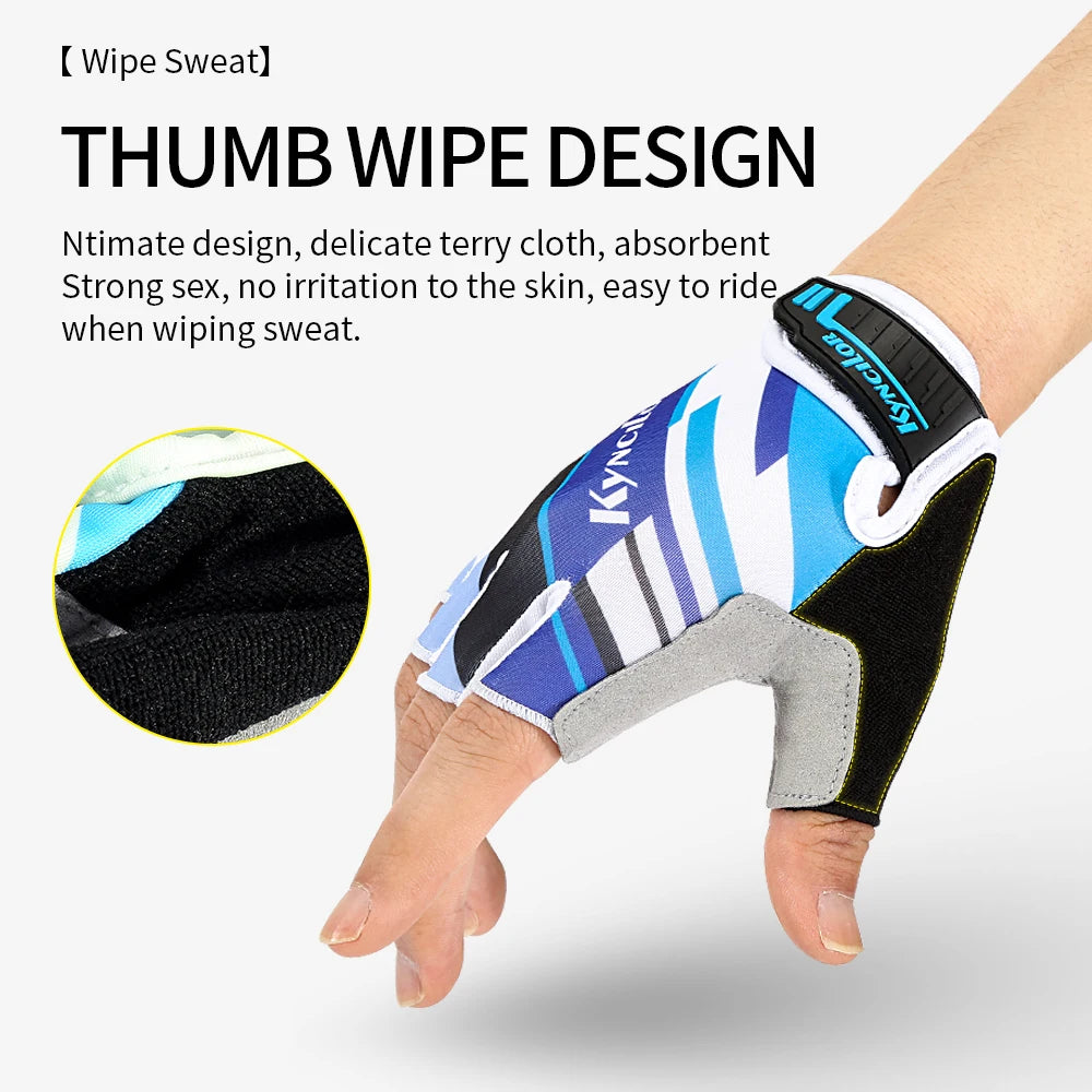 Cycling Gloves Anti-Radiation Sports Fitness Men And Women Breathable Non-Slip Short-Finger Bicycle Half-Finger Gloves