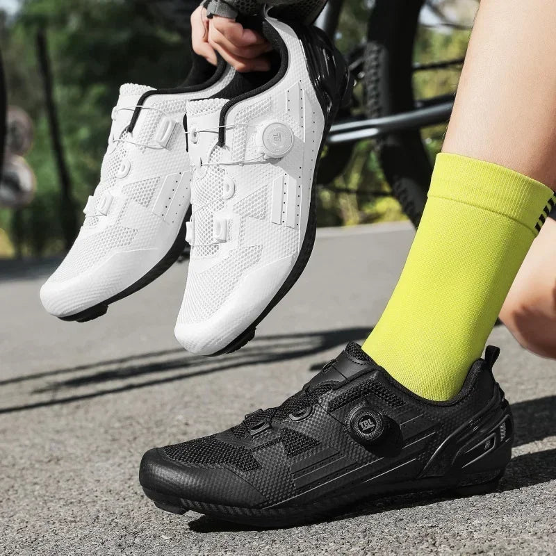 Road Cycling Shoes male Breathable Summer Self-Locking Cleat Non-slip Mountain Bicycle Shoe Men's spd racing Sneaker Lightweight