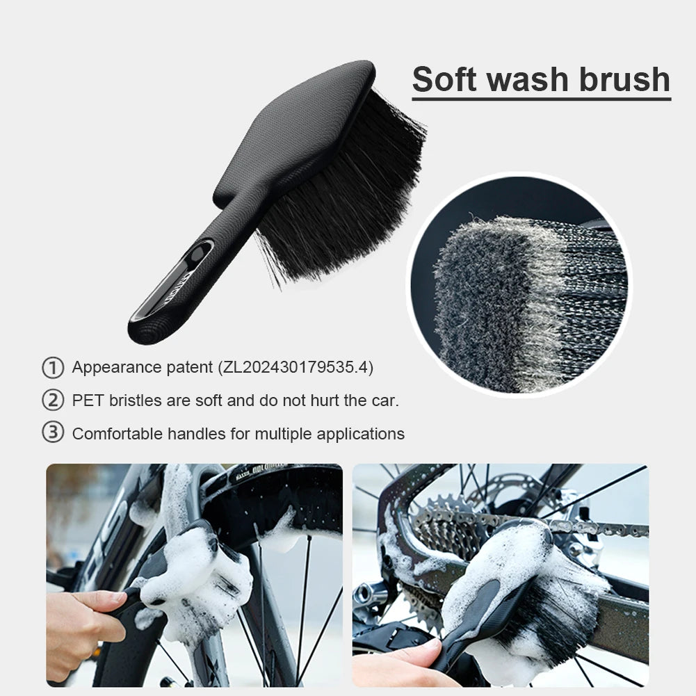 Bicycle Bike Cleaning Tools Set Bike Clean Brush Kit Bike Cleaning Kit for Mountain Road City BMX and Folding Bike Accessories