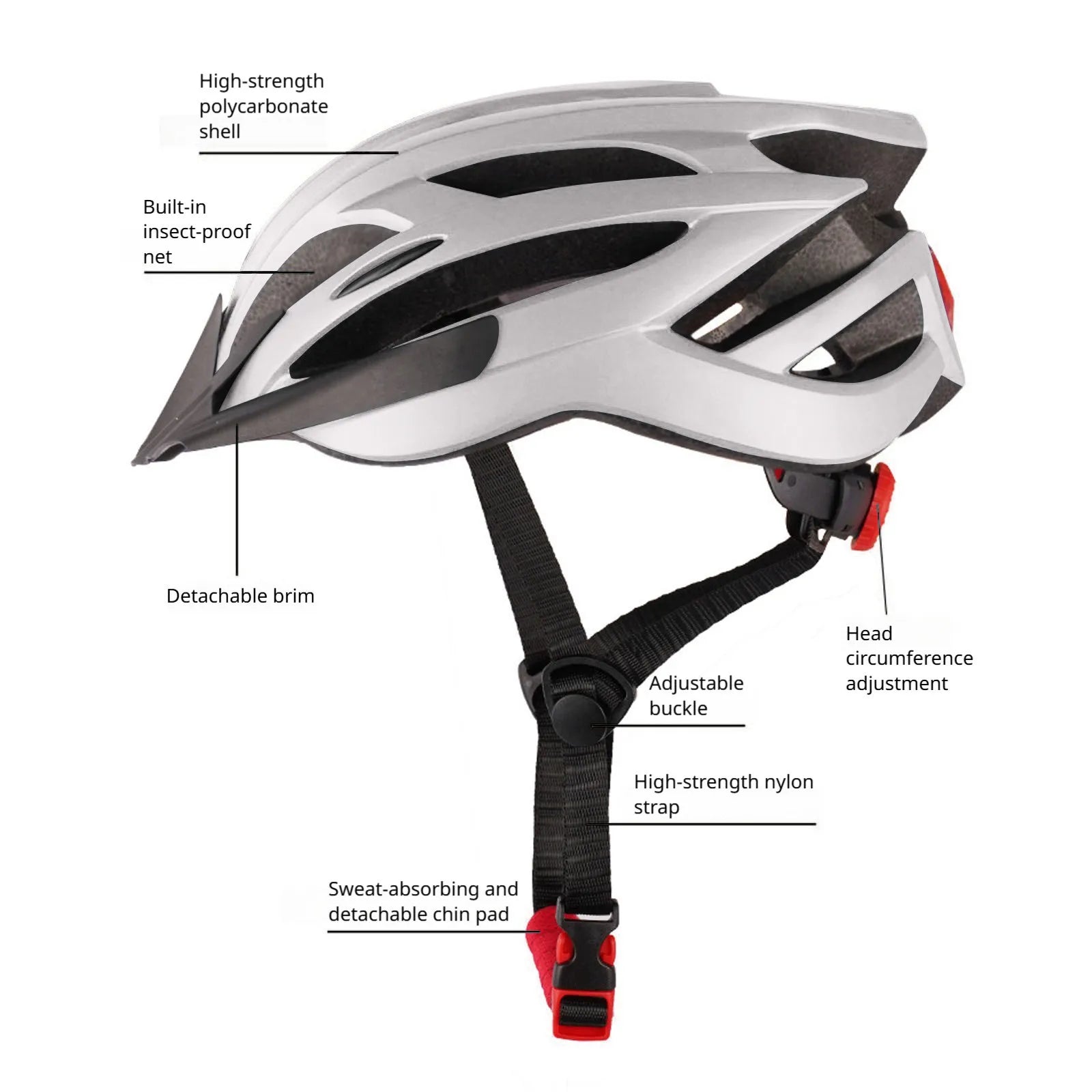 Adult Men's And Women's Bicycle Helmets Road Bike Mountain Bike Helmet  Lightweight Road Mountain Cycling Safety Sport Helmets