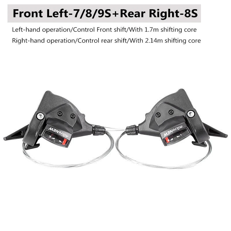 Bicycle Derailleur Front Rear Shift Lever 7/8/9/10/11Speed MTB Mountain Bike Shifter Bicycle Shifting Bicycle Parts microNEW