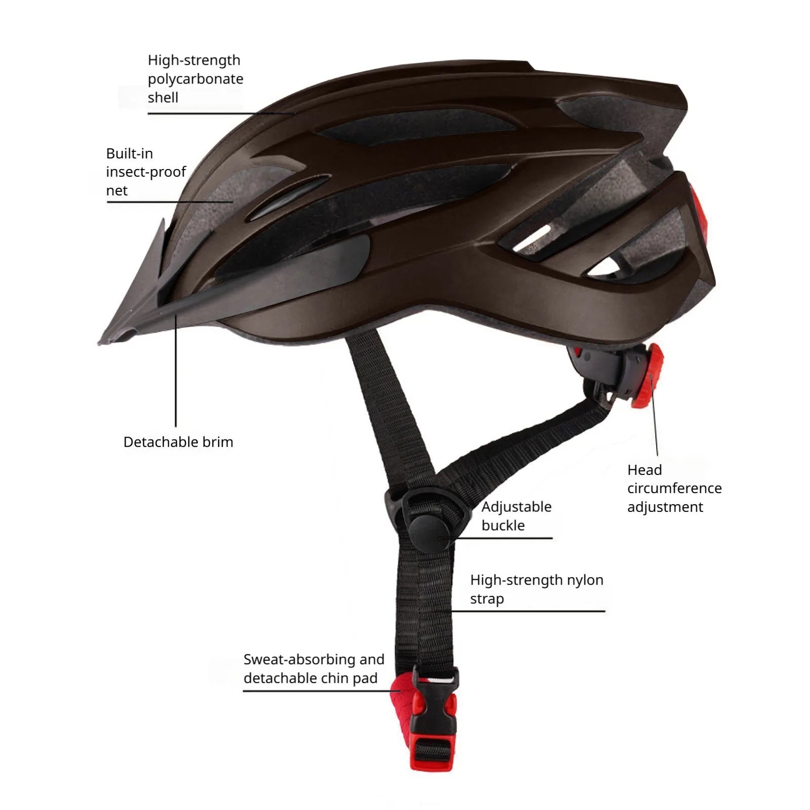 Adult Men's And Women's Bicycle Helmets Road Bike Mountain Bike Helmet  Lightweight Road Mountain Cycling Safety Sport Helmets