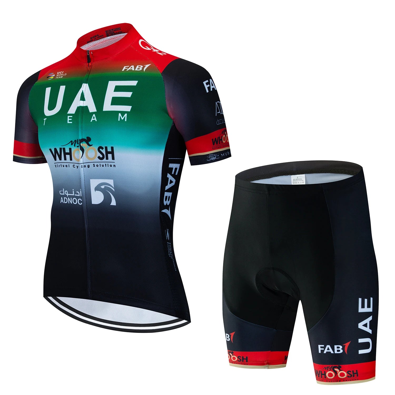 UAE Cycling Clothes Jersey Men Set Mtb Road Bike Uniform Shorts Man Mountain Complete 2024 Bib Men's Suit Cycle Spring Summer