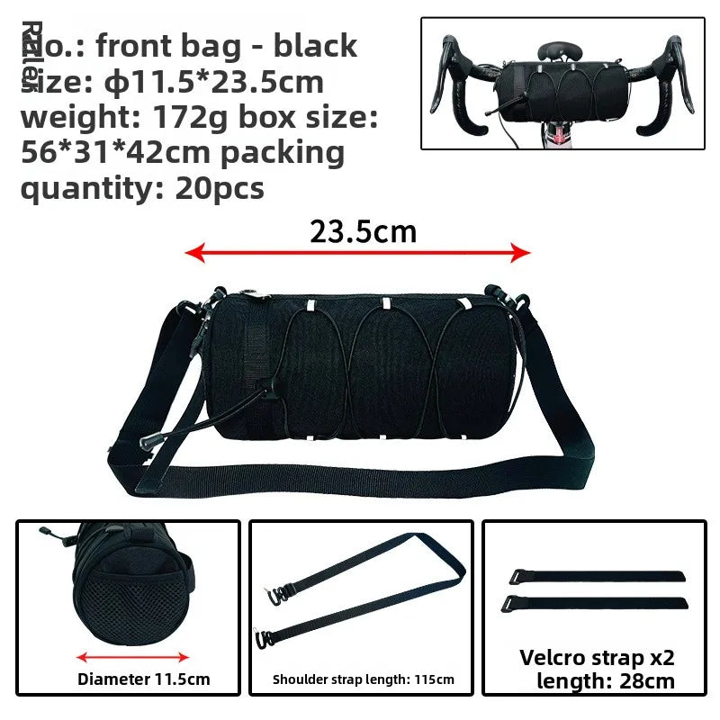 Bicycle front bag, chauffeur, large-capacity storage bag, outdoor waterproof cycling bag, mountain bike front bag Bicycle Bags