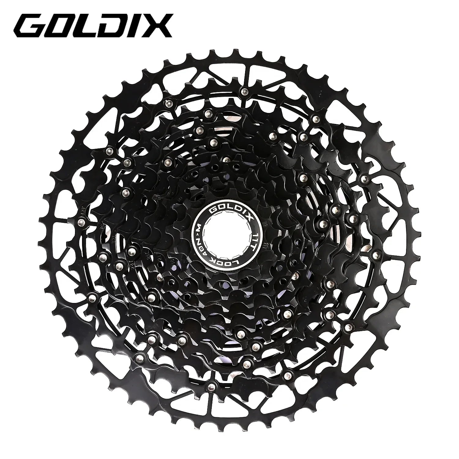 GOLDIX Ultralight Bicycle Cassettes Freewheel Carbon Steel Material 9/10/11/12/13 Speed HG Structure Sprocket for Mountain Bike