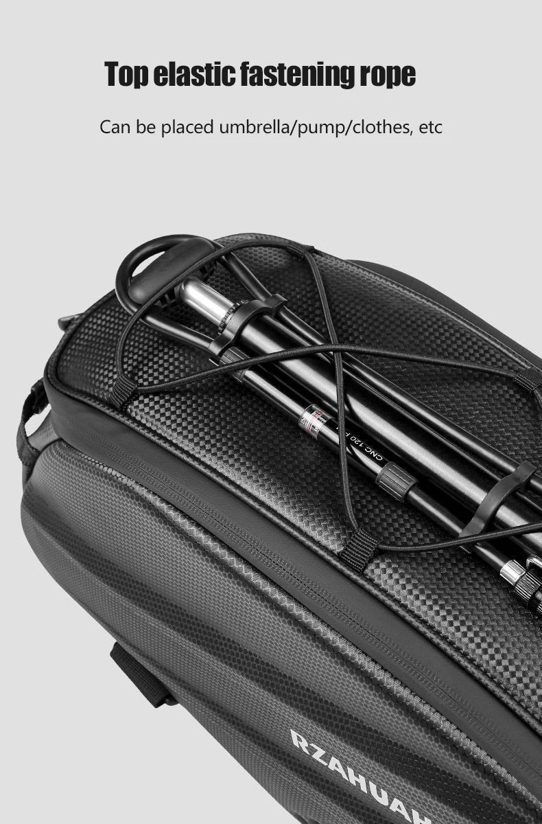 Bicycle Carrier Bag Large Capacity Bike Bags Foldable Rear Seat Bag Bike Rear Basket Waterproof Pannier Trunk Seat Saddle Bags