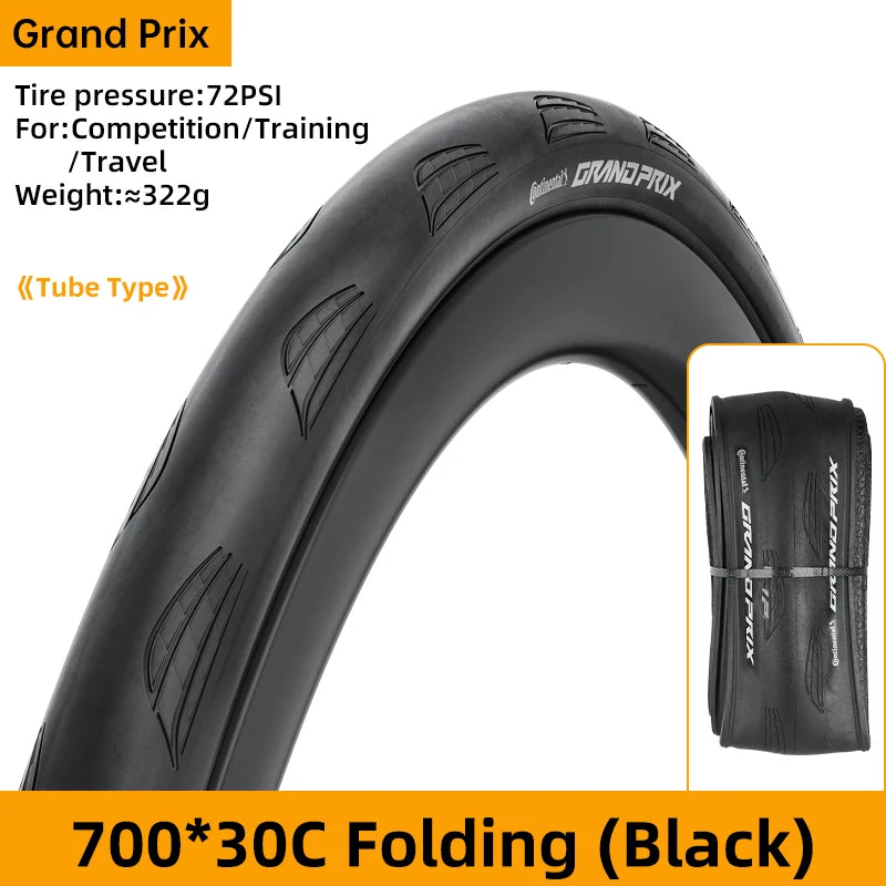 Continental Grand Prix Bicycle Road Tire 700 x 25C/28C/30C/32C Folding Clincher Bike Tyre Tubeless/Tube Type