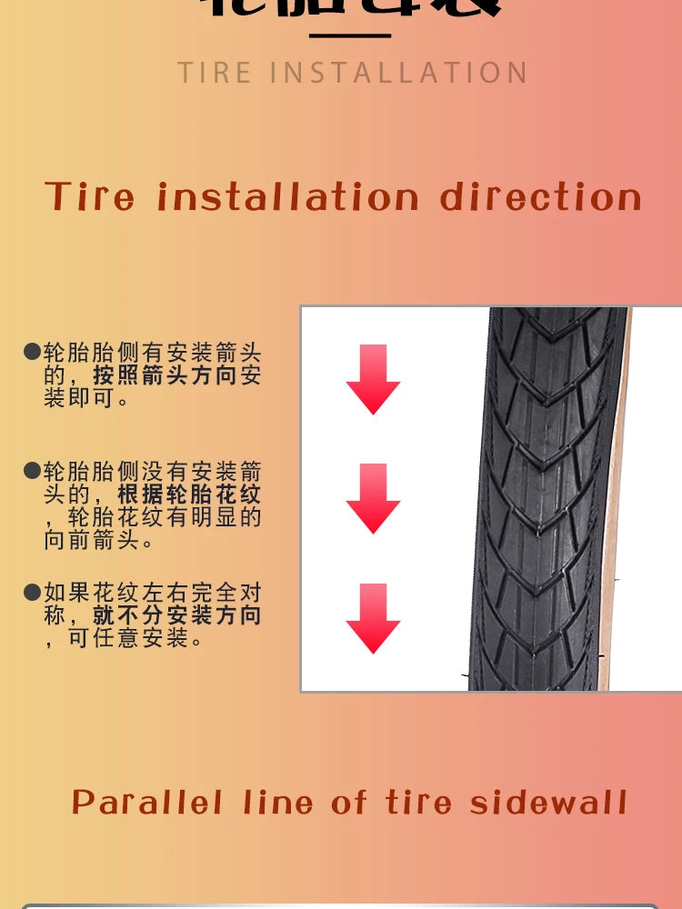CST 20 inch Bicycle tires 406 20X1.75 20X1.95 Brown Skin edge retro C1820D C1959 Folding Bike Tyre  ﻿