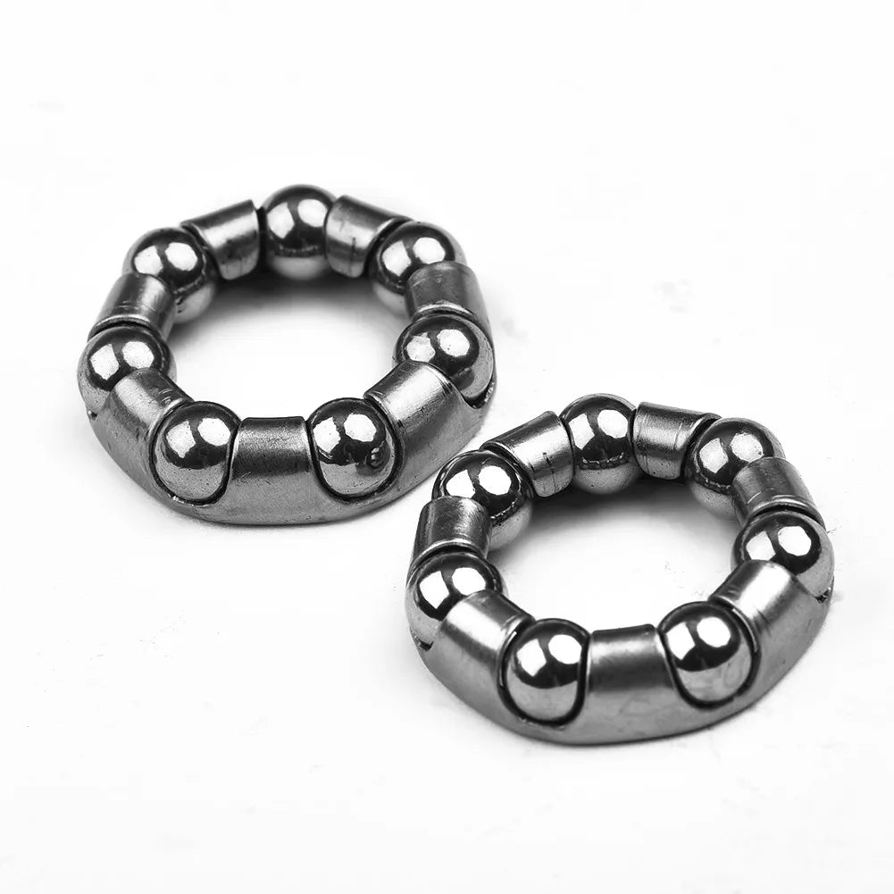 4 Pcs Bicycle Full Set Wheel Hub Bearings Front And Rear Steel Bearing Bicycle Repair Cycling Accessories Parts