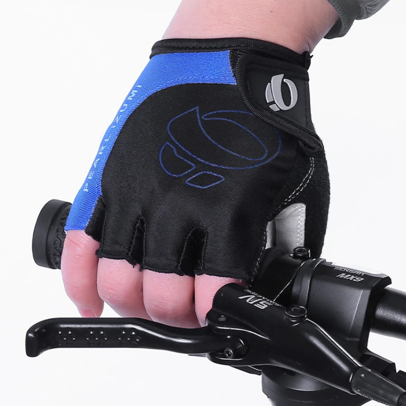 Bicycle Gel Half Finger Gloves Anti Slip Sweat Proof Shockproof Mountain Bike Road Armguard Portable Half Finger Bicycle Gloves