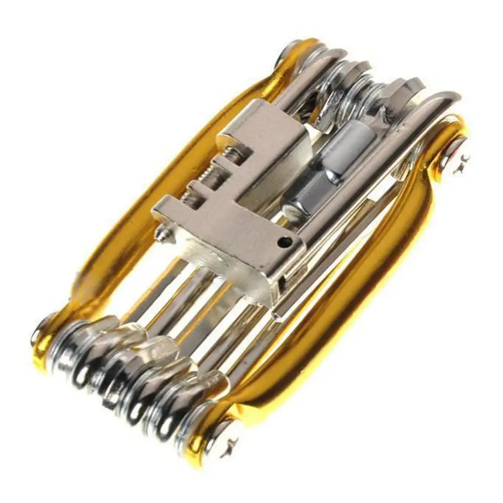 11 in 1 Bicycle Repair Tool Kit Mountain Bike Wrench Screwdriver Chain Hex Spoke Multifunction Bicycle Repair Set Cycling Tool