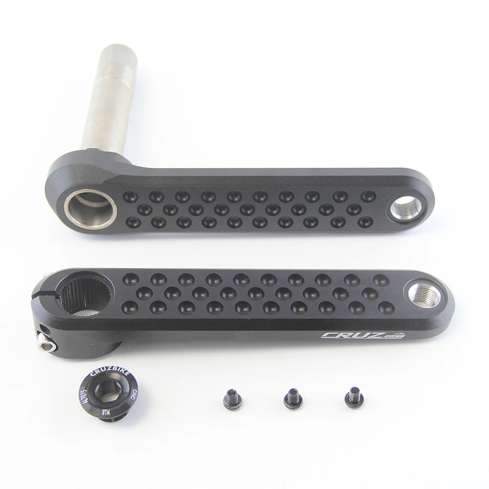 CRUZbike Road Bike Crankset 155/160/165/170/ Crank 9/10/11/12 Speed Double Chainring 46-30/48-32T with Bottom Bracket