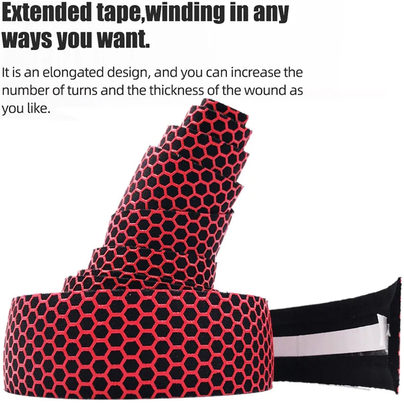 1Pair  Road Bike Handlebar Tape Anti Slip Silica Gel Handlebar Tape Shock Absorption Cycling Bar Tape Bicycle Accessories