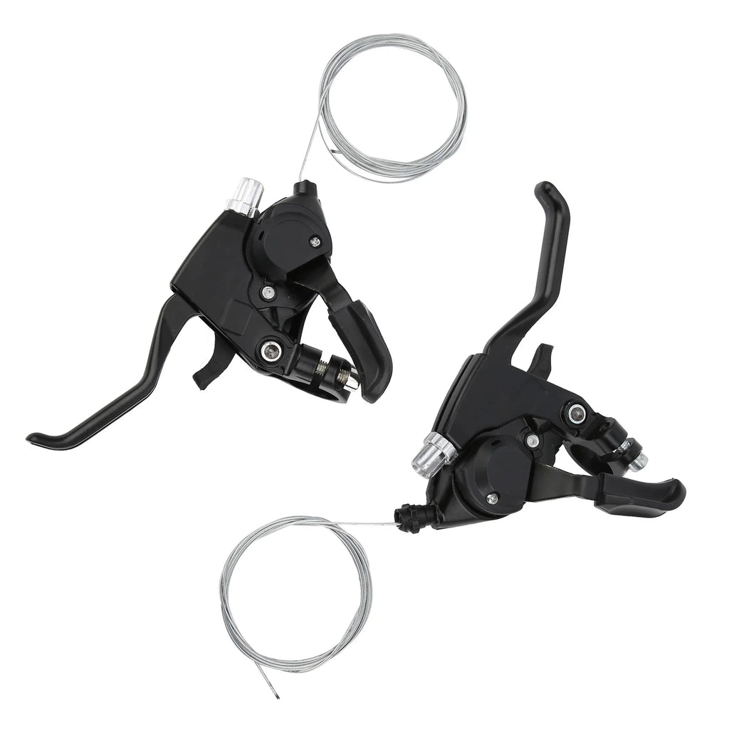 Brake Gear Shifter 1Pair 3x7 21 Speed Brake and Shifter Levers Combination Set with Gear Cable Shifter Brake Set for Bicycle