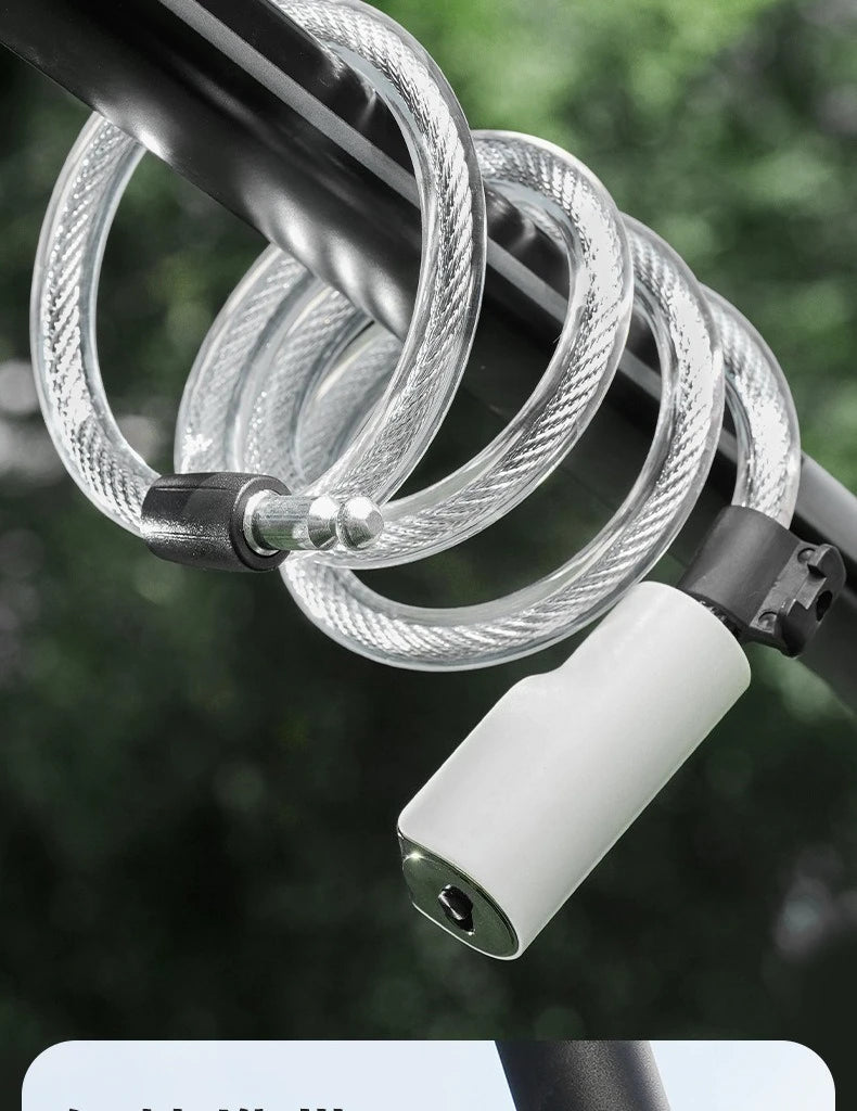 Bicycle Anti-theft Lock, Electric Bike Cable, Portable Bike Lock, Chain Lock, Bicycle Riding Accessories