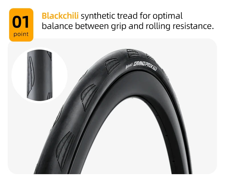 Continental Grand Prix Bicycle Road Tire 700 x 25C/28C/30C/32C Folding Clincher Bike Tyre Tubeless/Tube Type