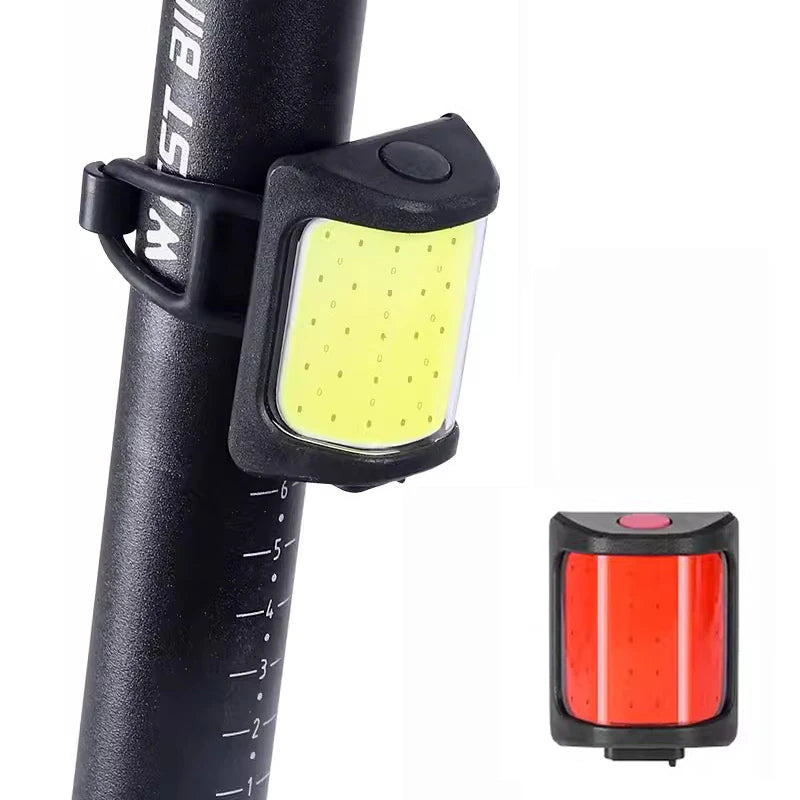 Bike Lights for Night Riding Bicycle Tail Light USB Rechargeable 200 Lumens Warning Light Rear Easy to Install Cycling Lamp