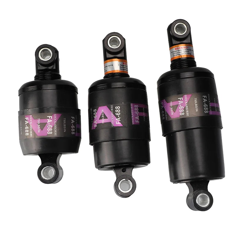 Mountain Bicycle Rear Shock Absorber 100mm/125mm/150mm Electric Scooter Shock Absorber Mountain Bike Oil Spring Shock Absorber