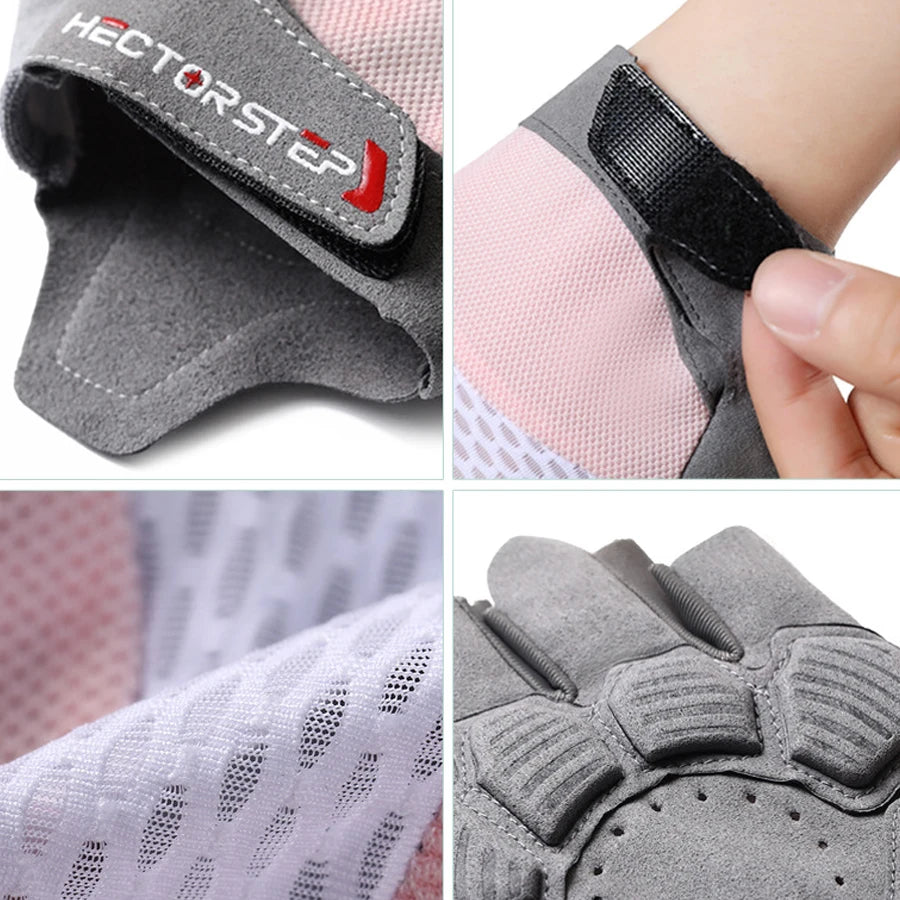 Cycling Gloves - Shock-Absorbing, Breathable, Anti-Slip Shock-Absorbing Pad for Bicycle/Mountain Bike/Workout/MTB/Gym