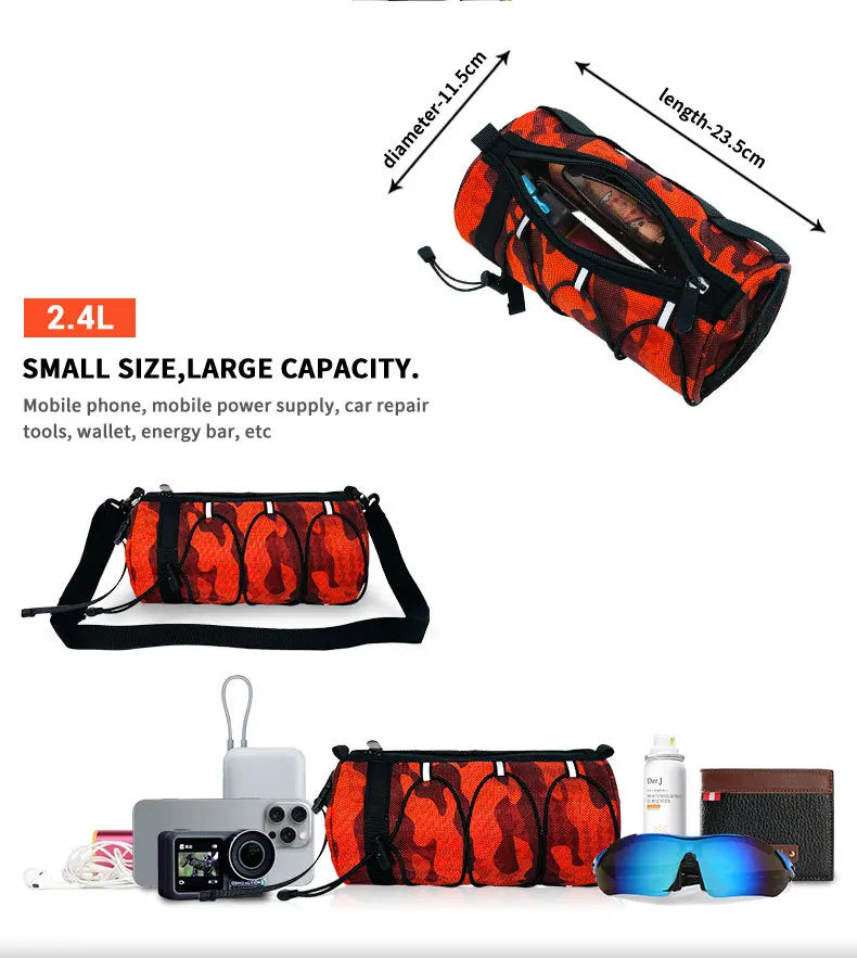 Bicycle front bag, chauffeur, large-capacity storage bag, outdoor waterproof cycling bag, mountain bike front bag Bicycle Bags