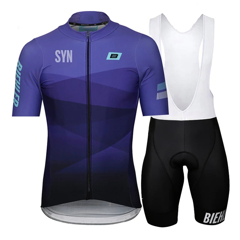 New SYN BIEHLER Pro Cycling Clothing for Men, Road Bike Wear, Racing Clothes, Quick Dry, Bicycle Jersey Set, New, 2025