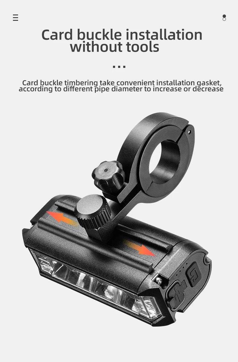 Electric Scooter Front Bicycle Lamp, Waterproof Flashlight, Dualtron Speedway, Sur-on, VSEET, KAABO, Accessories