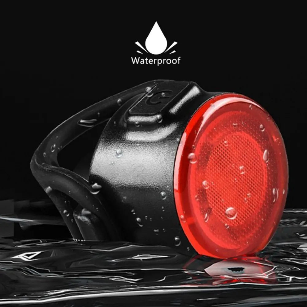 Bike Headlight USB Rechargeable Mini Warning Taillight Highlight Riding Taillight Front Rear Bicycle Lamp Headlights Accessories