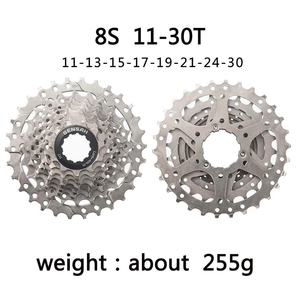 SENSAH 8/9/10/11 Speed Road Bike Cassette 11V 23T/25T/28T/30T/32T/34T/36T Bicycle Freewheel K7 10S Flywheel for HG Hub