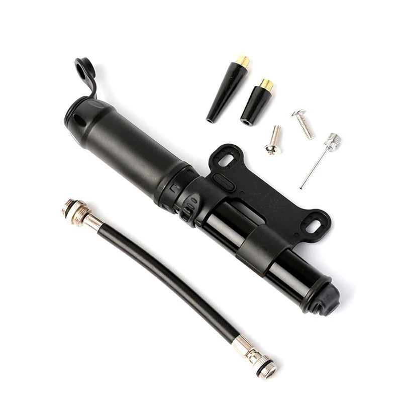 Portable Mini Bicycle Air Pump Aluminium Alloy Hand Bike Pump MTB Road Bicycle Inflator Cycling Frame Tires Pump