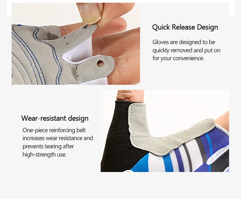 Cycling Gloves Anti-Radiation Sports Fitness Men And Women Breathable Non-Slip Short-Finger Bicycle Half-Finger Gloves