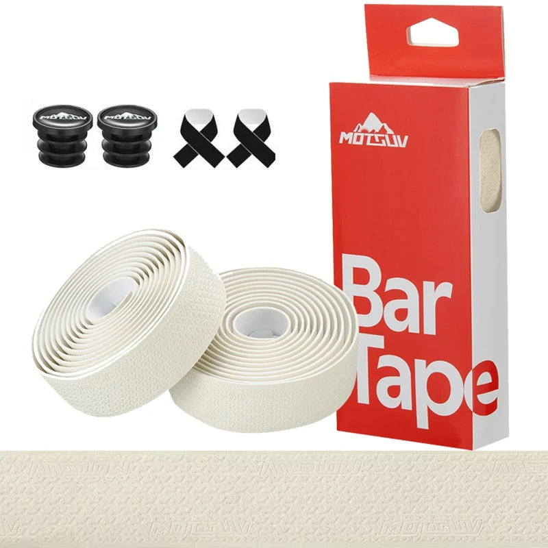 1Pair  Road Bike Handlebar Tape Anti Slip Silica Gel Handlebar Tape Shock Absorption Cycling Bar Tape Bicycle Accessories