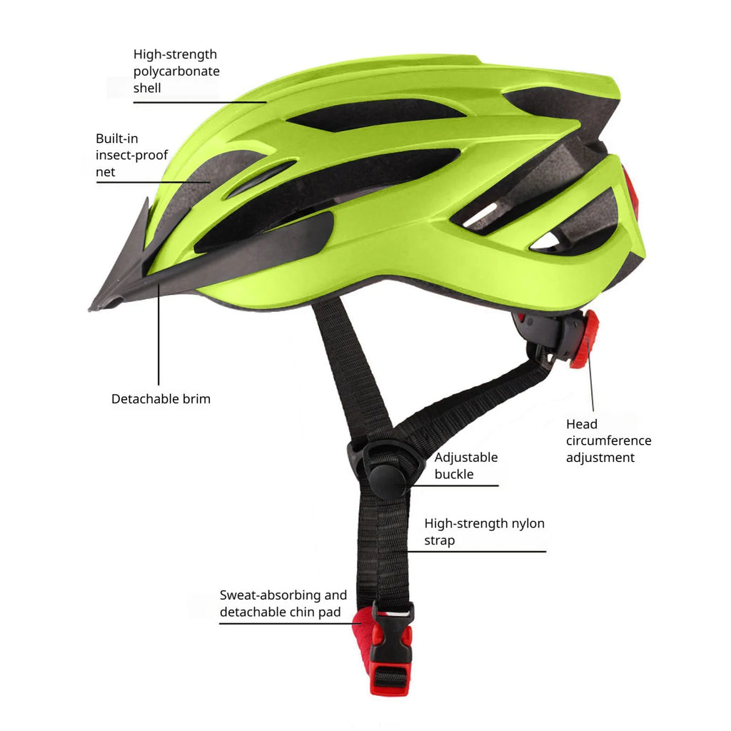 Adult Men's And Women's Bicycle Helmets Road Bike Mountain Bike Helmet  Lightweight Road Mountain Cycling Safety Sport Helmets
