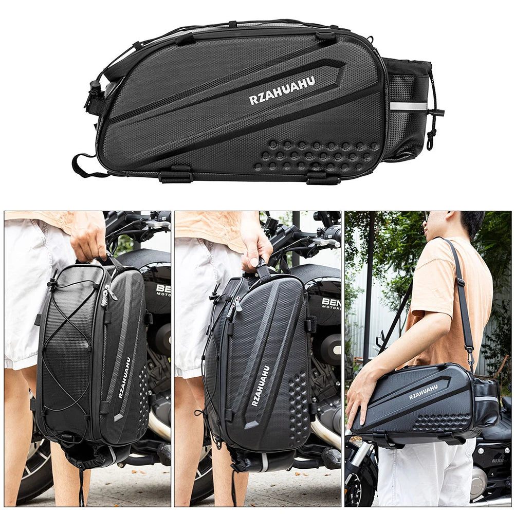 Bicycle Carrier Bag Large Capacity Bike Bags Foldable Rear Seat Bag Bike Rear Basket Waterproof Pannier Trunk Seat Saddle Bags