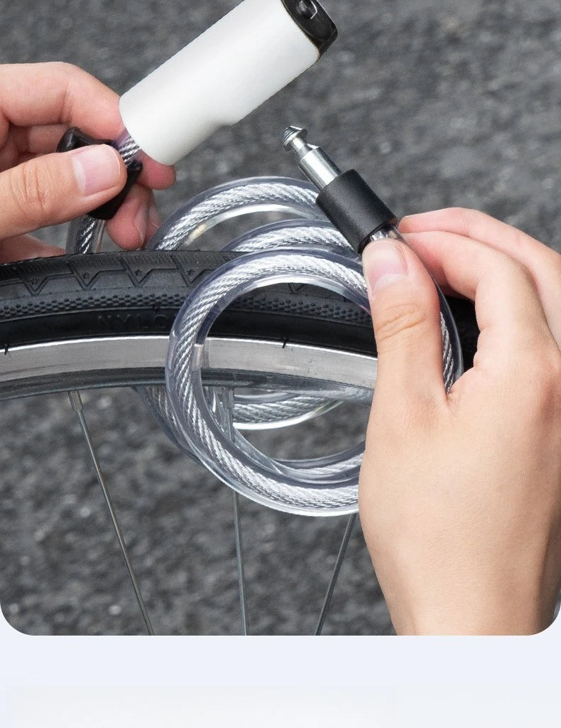 Bicycle Anti-theft Lock, Electric Bike Cable, Portable Bike Lock, Chain Lock, Bicycle Riding Accessories