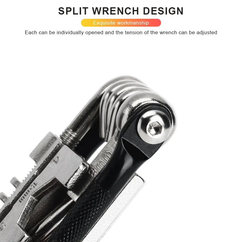 RIDERACE Bicycle Multi Tool Chain Splitter Cutter Multifunction For MTB Mountain Road Bike Wrench Screwdriver Repair Multitool